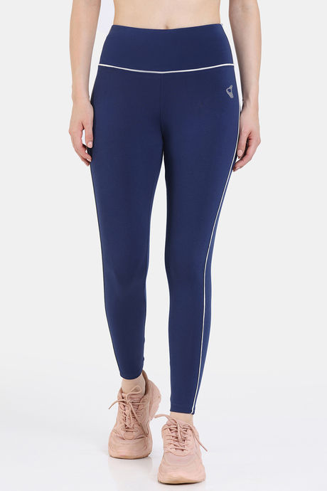 Zelocity All Day Yoga Leggings - Navy Peony — image 3